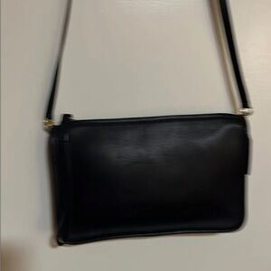 Coach Black Leather Crossbody Bag